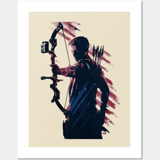 USA Flag Archery Posters and Art